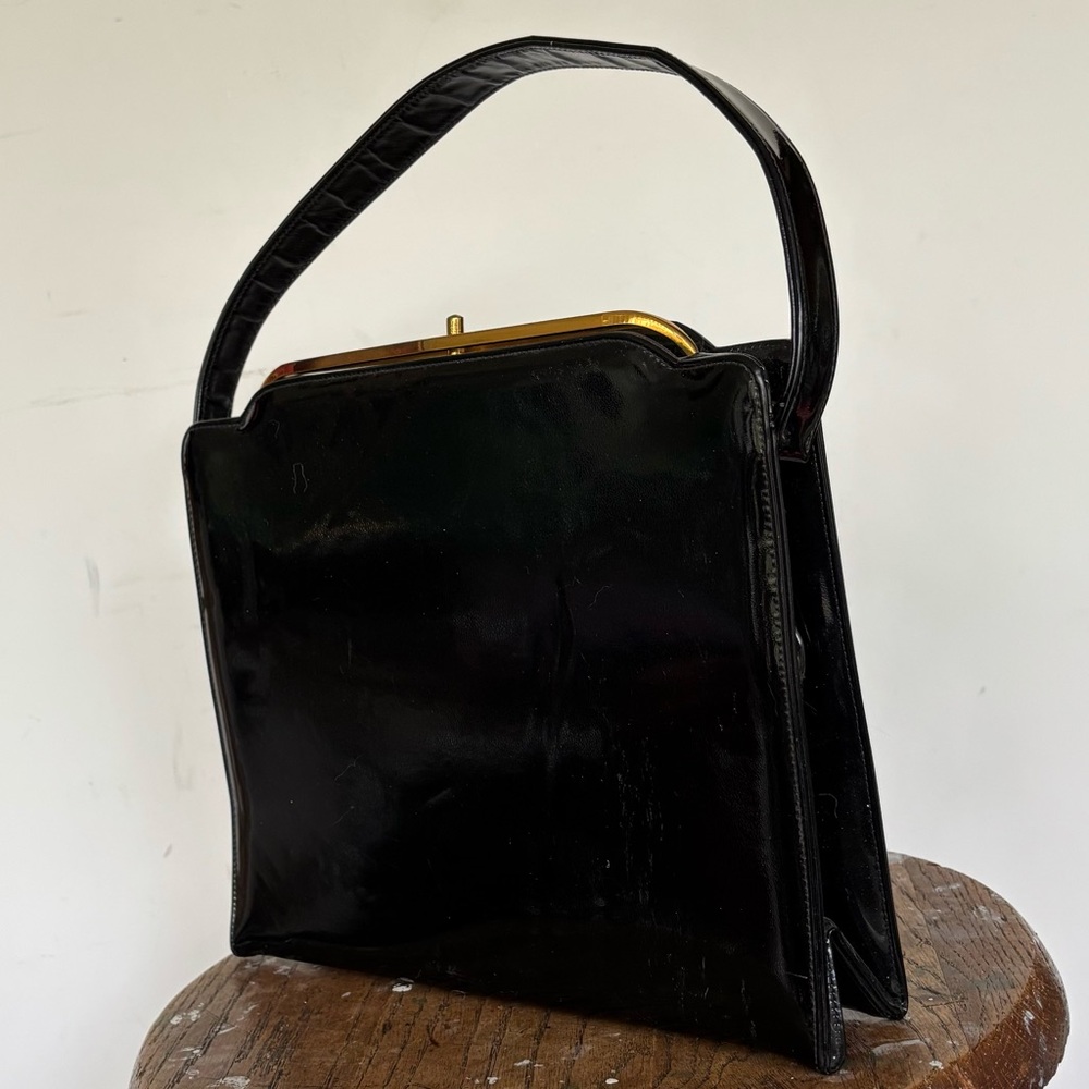 Vintage Patent Leather Caprice Bag